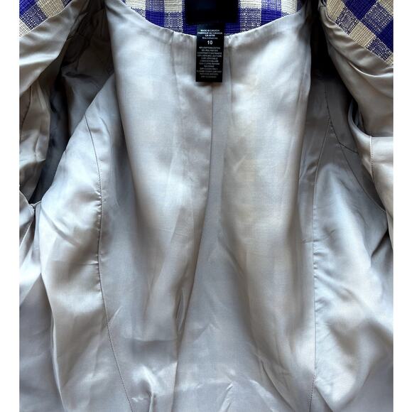 Smythe Rifle Elbow Patch Equestrian Blazer Jacket Rectangle Patch Purple Size 10 - Picture 11 of 11